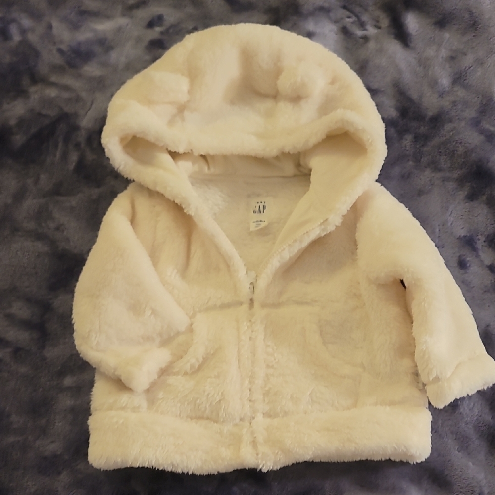 GAP Baby Cream Fleece Hoodie
